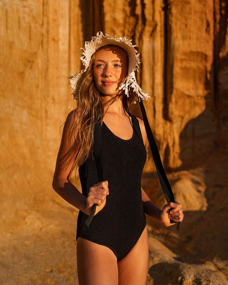 Custom kids swimwear with UPF50+ protection